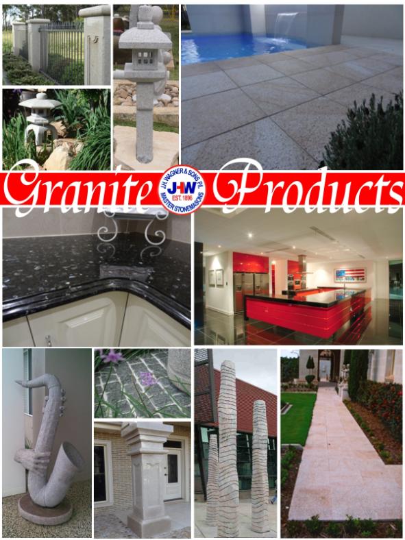 Granite Products by J.H. Wagner & Sons